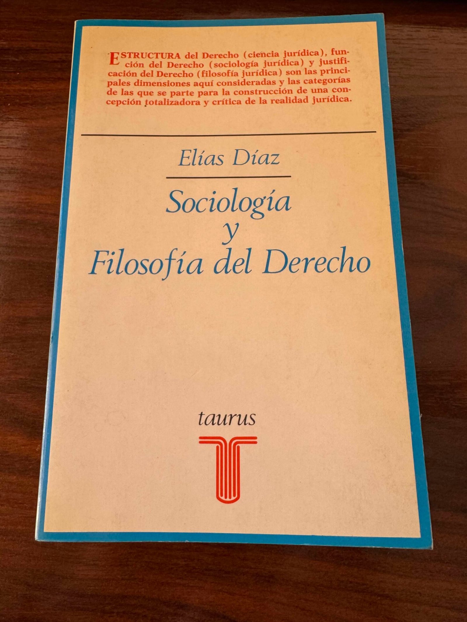 Sociología y Filosofía del Derecho